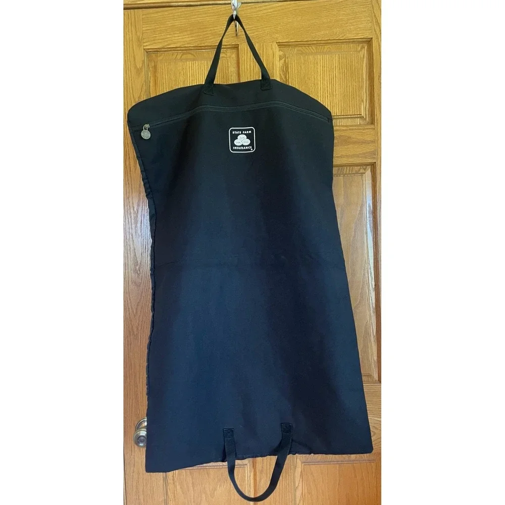 State Farm Insurance Black Garment Bag‎ Vintage Retro Logo
